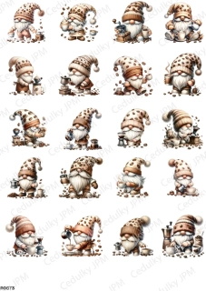 Rýžový a Soft  papír  A4 pro decoupage- R0573