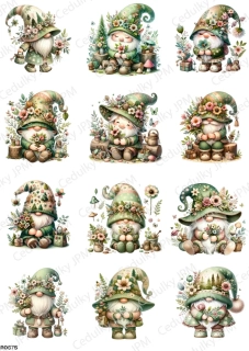 Rýžový a Soft  papír  A4 pro decoupage- R0575