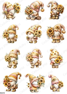 Rýžový a Soft  papír  A4 pro decoupage- R0578