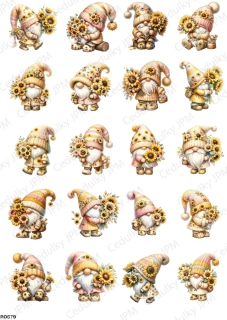 Rýžový a Soft  papír  A4 pro decoupage- R0579