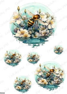 Rýžový a Soft  papír  A4 pro decoupage- R0584