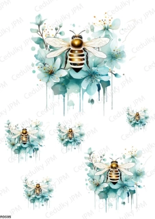 Rýžový a Soft  papír  A4 pro decoupage- R0585