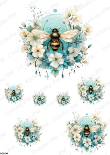 Rýžový a Soft  papír  A4 pro decoupage- R0586