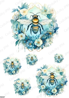 Rýžový a Soft  papír  A4 pro decoupage- R0587