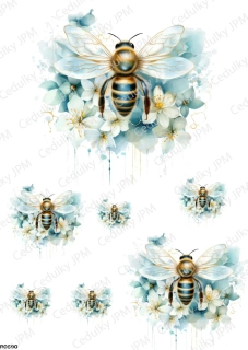 Rýžový a Soft  papír  A4 pro decoupage- R0590