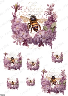 Rýžový a Soft  papír  A4 pro decoupage- R0595