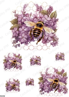Rýžový a Soft  papír  A4 pro decoupage- R0596