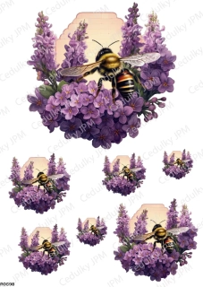 Rýžový a Soft  papír  A4 pro decoupage- R0598