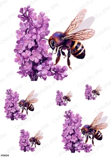 Rýžový a Soft  papír  A4 pro decoupage- R0604