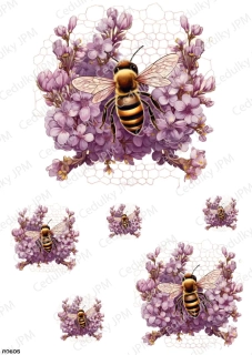 Rýžový a Soft  papír  A4 pro decoupage- R0605