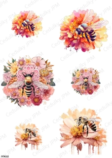 Rýžový a Soft  papír  A4 pro decoupage- R0612