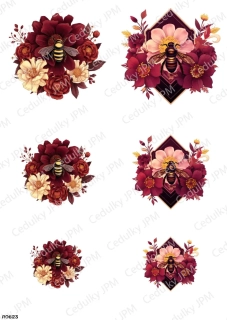 Rýžový a Soft  papír  A4 pro decoupage- R0623