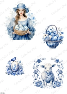 Rýžový a Soft  papír  A4 pro decoupage- R0624