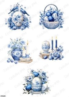 Rýžový a Soft  papír  A4 pro decoupage- R0625
