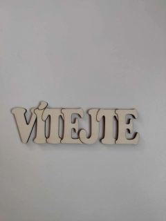 Nápis -VÍTEJTE - 15x4 cm 