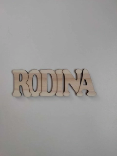 Nápis -RODINA - 15x5 cm 