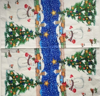 Ubrousek  vhodný pro techniku Decoupage-  UB27