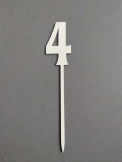 Zápich - číslice 4
