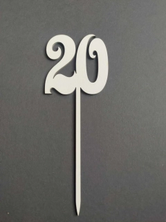 Zápich - číslice 20