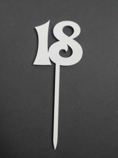 Zápich - číslice 18