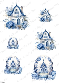 Rýžový a Soft  papír  A4 pro decoupage- R0626
