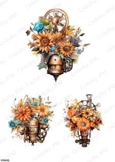 Rýžový a Soft  papír  A4 pro decoupage- R0635