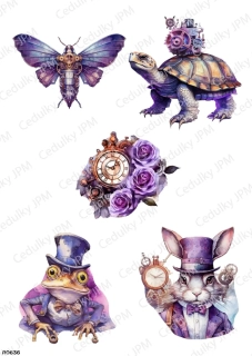 Rýžový a Soft  papír  A4 pro decoupage- R0636