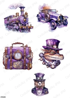 Rýžový a Soft  papír  A4 pro decoupage- R0639