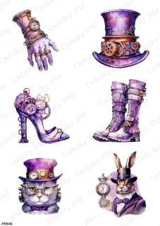 Rýžový a Soft  papír  A4 pro decoupage- R0641