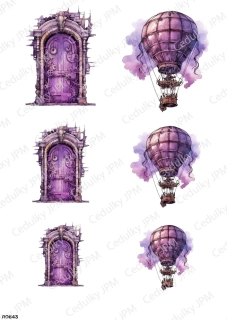 Rýžový a Soft  papír  A4 pro decoupage- R0643