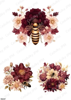 Rýžový a Soft  papír  A4 pro decoupage- R0647