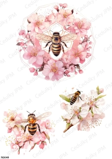 Rýžový a Soft  papír  A4 pro decoupage- R0649