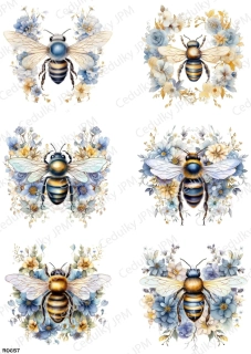 Rýžový a Soft  papír  A4 pro decoupage- R0657