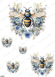 Rýžový a Soft  papír  A4 pro decoupage- R0658