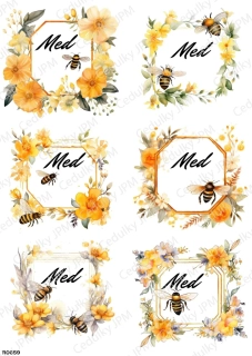 Rýžový a Soft  papír  A4 pro decoupage- R0659