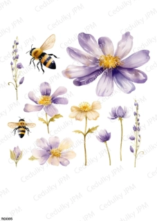 Rýžový a Soft  papír  A4 pro decoupage- R0665