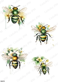 Rýžový a Soft  papír  A4 pro decoupage- R0670