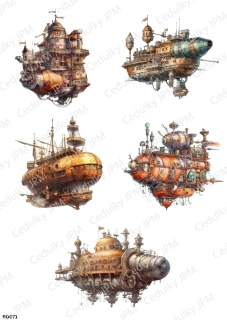 Rýžový a Soft  papír  A4 pro decoupage- R0671