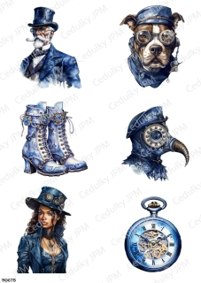Rýžový a Soft  papír  A4 pro decoupage- R0675