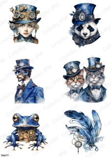 Rýžový a Soft  papír  A4 pro decoupage- R0677