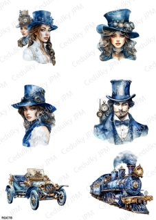 Rýžový a Soft  papír  A4 pro decoupage- R0678