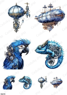 Rýžový a Soft  papír  A4 pro decoupage- R0679