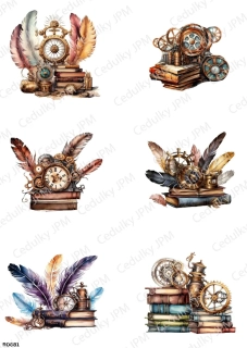 Rýžový a Soft  papír  A4 pro decoupage- R0681