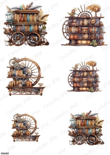 Rýžový a Soft  papír  A4 pro decoupage- R0683