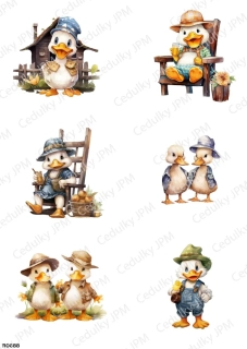 Rýžový a Soft  papír  A4 pro decoupage- R0688