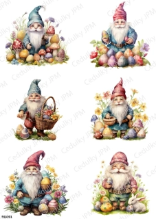 Rýžový a Soft  papír  A4 pro decoupage- R0691