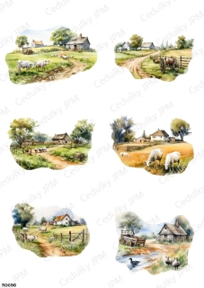 Rýžový a Soft  papír  A4 pro decoupage- R0696