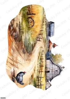 Rýžový a Soft  papír  A4 pro decoupage- R0699