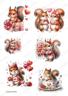 Rýžový a Soft papír A4 pro decoupage- R0701