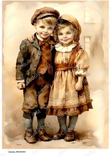 Rýžový a Soft  papír  A4 pro decoupage- R0707
